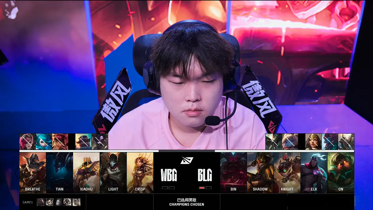 第二局比赛, 最终WBG